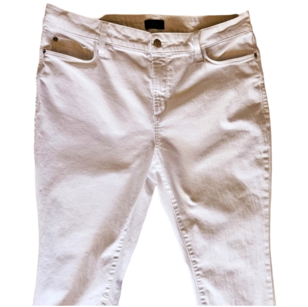 NYDJ pristine white Clarissa Jeans